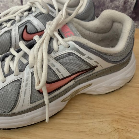 Nike Compete White, Gray, Pink & Silver Sneakers - Picture 2 of 8